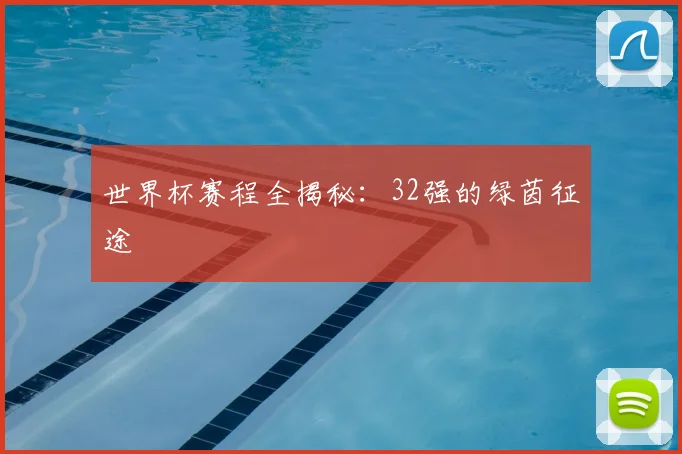世界杯赛程全揭秘：32强的绿茵征途